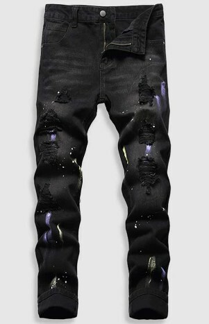 Kimberly Ripped Denim Jeans - Y2K Summer, 90S Grunge, Retro Style, Y2K Club & Party Outfits Kimberly Ripped Denim Jeans - Y2K Summer, 90S Grunge, Retro Style, Y2K Club & Party Outfits