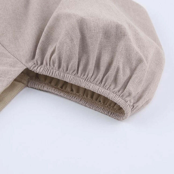 Klara Linen Dress - Y2K Summer Outfit, 90S Fashion, Grunge, Retro Style, Pastel Goth Klara Linen Dress - Y2K Summer Outfit, 90S Fashion, Grunge, Retro Style, Pastel Goth