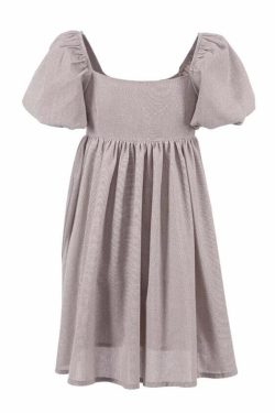 Klara Linen Dress - Y2K Summer Outfit, 90S Fashion, Grunge, Retro Style, Pastel Goth