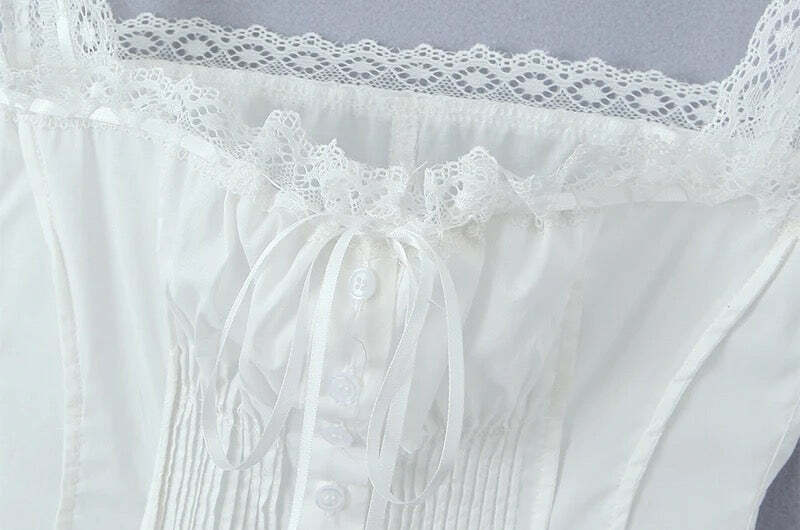 Lara Top: Y2K Summer Grunge Outfit - 90S Fashion, Retro Style, Baby Tees, Y2K Club & Party