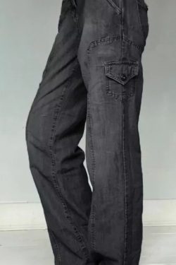 Layla Baggy Jeans - Y2K Summer & 90S Grunge Fashion, Retro Hip Hop, Y2K Club & Party Outfits