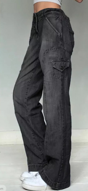 Layla Baggy Jeans - Y2K Summer & 90S Grunge Fashion, Retro Hip Hop, Y2K Club & Party Outfits Layla Baggy Jeans - Y2K Summer & 90S Grunge Fashion, Retro Hip Hop, Y2K Club & Party Outfits