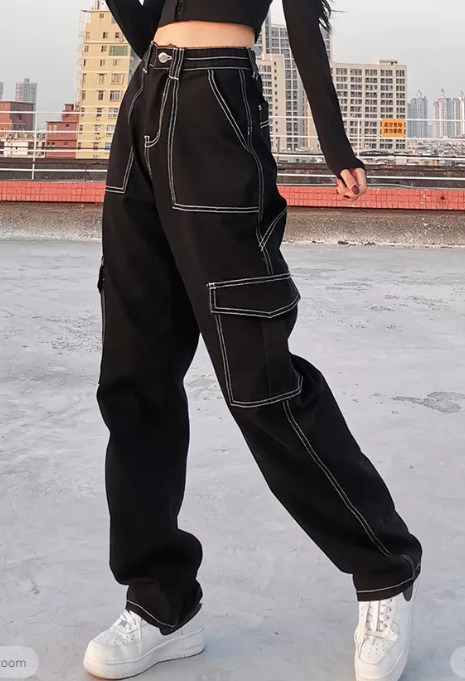 Layla Baggy Jeans - Y2K Summer & 90S Grunge Fashion, Retro Hip Hop, Y2K Club & Party Outfits Layla Baggy Jeans - Y2K Summer & 90S Grunge Fashion, Retro Hip Hop, Y2K Club & Party Outfits