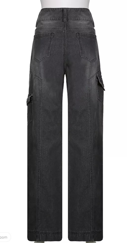 Layla Baggy Jeans - Y2K Summer & 90S Grunge Fashion, Retro Hip Hop, Y2K Club & Party Outfits Layla Baggy Jeans - Y2K Summer & 90S Grunge Fashion, Retro Hip Hop, Y2K Club & Party Outfits