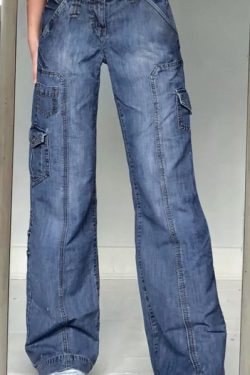 Layla Baggy Jeans - Y2K Summer & 90S Grunge Fashion, Retro Hip Hop, Y2K Club & Party Outfits