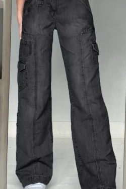 Layla Baggy Jeans - Y2K Summer & 90S Grunge Fashion, Retro Hip Hop, Y2K Club & Party Outfits