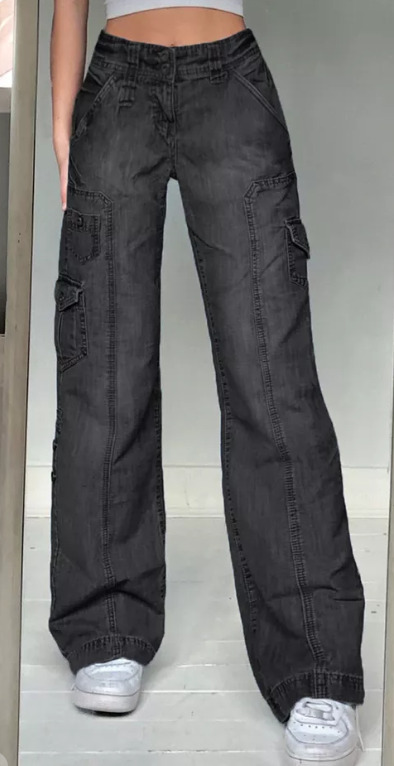 Layla Baggy Jeans - Y2K Summer & 90S Grunge Fashion, Retro Hip Hop, Y2K Club & Party Outfits Layla Baggy Jeans - Y2K Summer & 90S Grunge Fashion, Retro Hip Hop, Y2K Club & Party Outfits