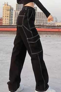 Layla Baggy Jeans - Y2K Summer & 90S Grunge Fashion, Retro Hip Hop, Y2K Club & Party Outfits