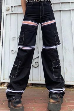 Layla Baggy Jeans - Y2K Summer & 90S Grunge Fashion, Retro Hip Hop, Y2K Club & Party Outfits