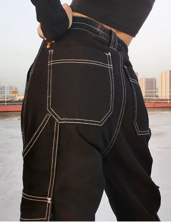 Layla Baggy Jeans - Y2K Summer & 90S Grunge Fashion, Retro Hip Hop, Y2K Club & Party Outfits Layla Baggy Jeans - Y2K Summer & 90S Grunge Fashion, Retro Hip Hop, Y2K Club & Party Outfits