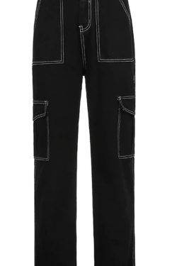 Layla Baggy Jeans - Y2K Summer & 90S Grunge Fashion, Retro Hip Hop, Y2K Club & Party Outfits