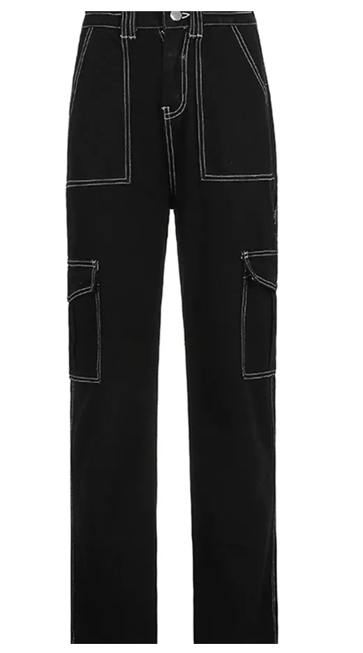 Layla Baggy Jeans - Y2K Summer & 90S Grunge Fashion, Retro Hip Hop, Y2K Club & Party Outfits Layla Baggy Jeans - Y2K Summer & 90S Grunge Fashion, Retro Hip Hop, Y2K Club & Party Outfits