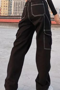 Layla Baggy Jeans - Y2K Summer & 90S Grunge Fashion, Retro Hip Hop, Y2K Club & Party Outfits