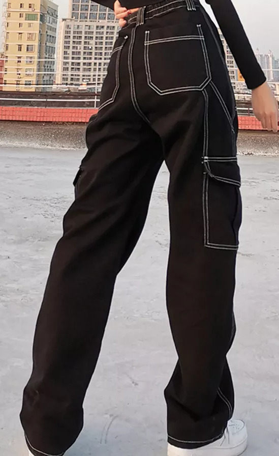 Layla Baggy Jeans - Y2K Summer & 90S Grunge Fashion, Retro Hip Hop, Y2K Club & Party Outfits Layla Baggy Jeans - Y2K Summer & 90S Grunge Fashion, Retro Hip Hop, Y2K Club & Party Outfits