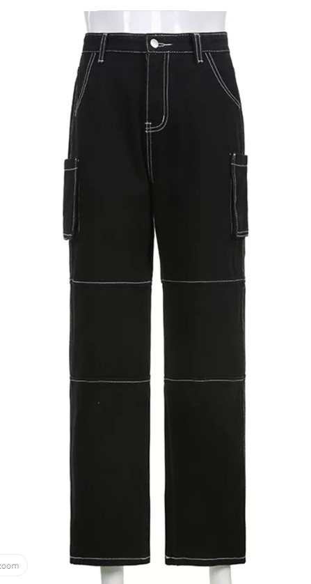 Layla Baggy Jeans - Y2K Summer & 90S Grunge Fashion, Retro Hip Hop, Y2K Club & Party Outfits Layla Baggy Jeans - Y2K Summer & 90S Grunge Fashion, Retro Hip Hop, Y2K Club & Party Outfits