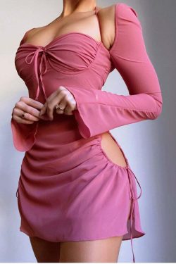 Layla Mini Dress - Y2K Summer Grunge Outfit, 90S Fashion, Retro Style, Pastel Goth, Y2K Party