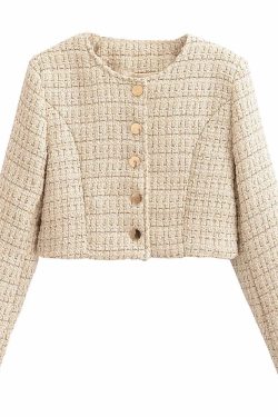 Leni Short Jacket - Y2K Summer Grunge, 90S Retro, Pastel Goth, Y2K Club & Party Outfits