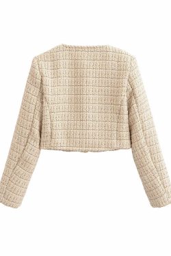 Leni Short Jacket - Y2K Summer Grunge, 90S Retro, Pastel Goth, Y2K Club & Party Outfits