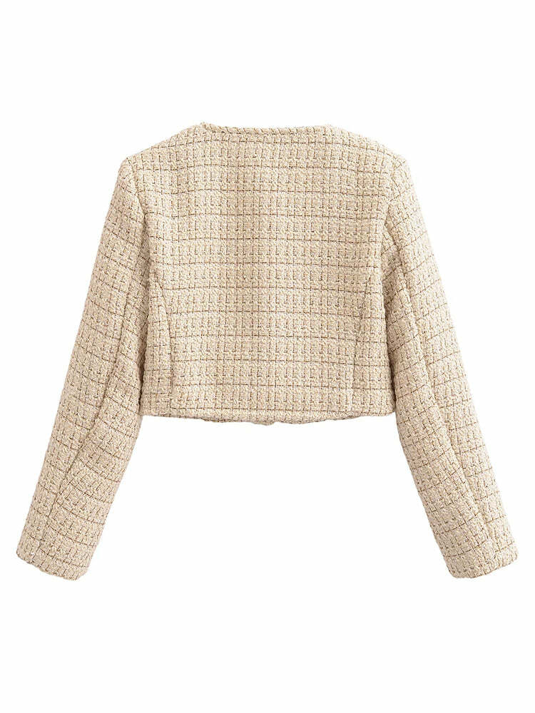 Leni Short Jacket - Y2K Summer Grunge, 90S Retro, Pastel Goth, Y2K Club & Party Outfits Leni Short Jacket - Y2K Summer Grunge, 90S Retro, Pastel Goth, Y2K Club & Party Outfits