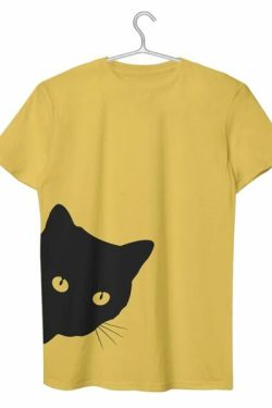 Lennox Black Cat Shirt - Y2K Summer Grunge Outfit, 90S Fashion, Retro Style, Gothic Y2K Top