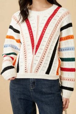 Lennox Sweater - Y2K Summer Grunge Outfit, 90S Retro Style, Pastel Goth, Y2K Club & Party