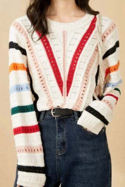 Lennox Sweater - Y2K Summer Grunge Outfit, 90S Retro Style, Pastel Goth, Y2K Club & Party