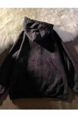 Level Headed Hoodie - Y2K Summer Grunge, 90S Retro, Pastel Goth, Y2K Club & Party Outfits