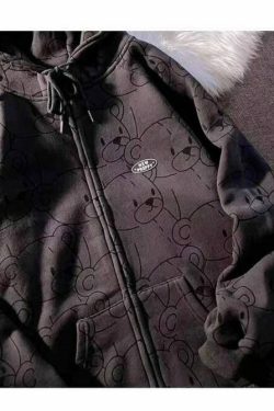 Level Headed Hoodie - Y2K Summer Grunge, 90S Retro, Pastel Goth, Y2K Club & Party Outfits