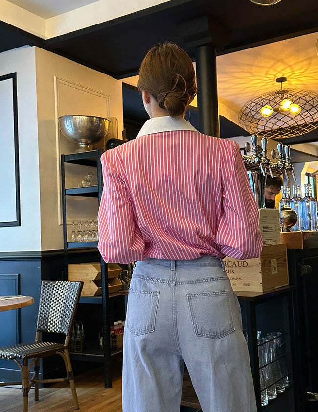 Liana Shirt - Y2K Summer Grunge Top, 90S Retro Fashion, Pastel Goth, Y2K Club & Party Out Liana Shirt - Y2K Summer Grunge Top, 90S Retro Fashion, Pastel Goth, Y2K Club & Party Out