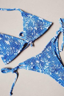Lilly Bikini Blue - Y2K Summer Outfit, 90S Grunge Fashion, Retro Style, Y2K Beachwear