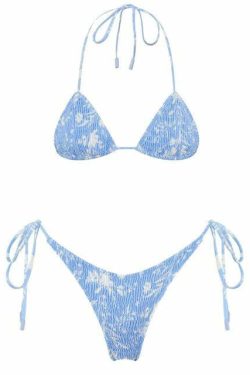 Lilly Bikini Blue - Y2K Summer Outfit, 90S Grunge Fashion, Retro Style, Y2K Beachwear