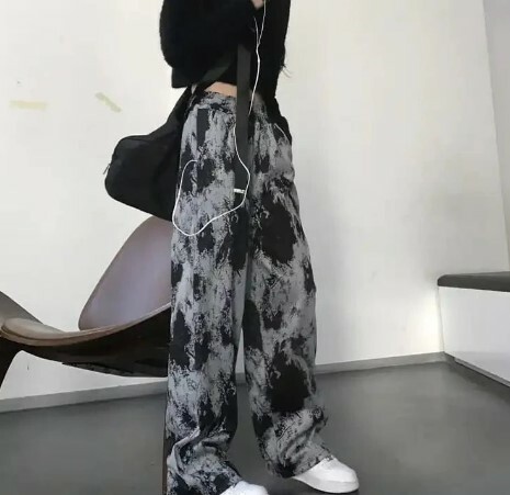 Lilly Tie Dye Trousers - Y2K Summer Grunge, 90S Retro, Pastel Goth, Y2K Club & Party Lilly Tie Dye Trousers - Y2K Summer Grunge, 90S Retro, Pastel Goth, Y2K Club & Party