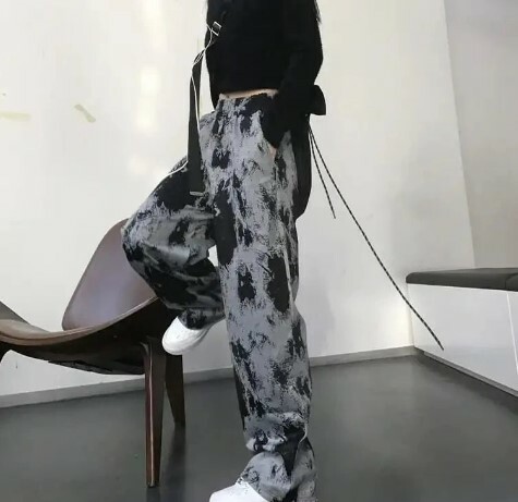 Lilly Tie Dye Trousers - Y2K Summer Grunge, 90S Retro, Pastel Goth, Y2K Club & Party Lilly Tie Dye Trousers - Y2K Summer Grunge, 90S Retro, Pastel Goth, Y2K Club & Party