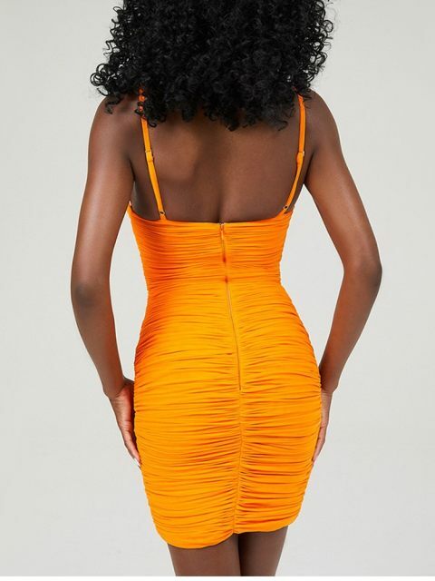 Logan Y2K Mesh Bodycon Mini Dress - 90S Grunge, Retro Summer Party Outfit