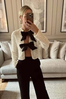 Lola Sequin Jacket - Y2K Summer, 90S Grunge, Retro Party, Y2K Club, Popstar, Gothic Y