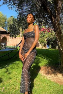 Lolita Maxi Dress - Y2K Summer Grunge Outfit, 90S Fashion, Retro Style, Pastel Goth, Y2K