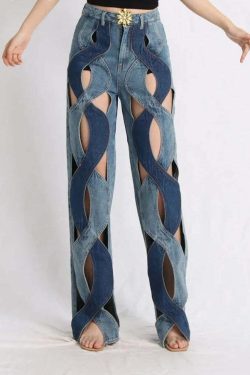 Lopez Jeans Y2K Summer Grunge Outfits - 90S Fashion, Retro Style, Y2K Shorts & Skirts