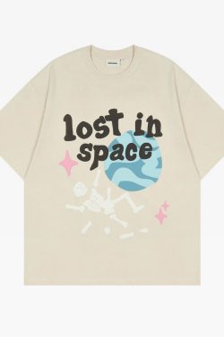 Lost In Space Shirt - Y2K Summer Grunge, 90S Retro, Pastel Goth, Y2K Party & Club Outfits
