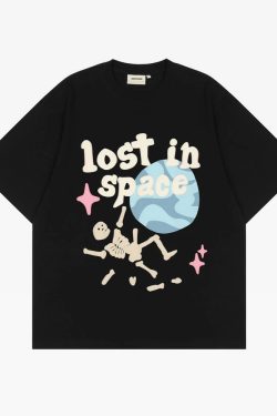 Lost In Space Shirt - Y2K Summer Grunge, 90S Retro, Pastel Goth, Y2K Party & Club Outfits