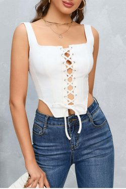 Louise Crop Top - Y2K Summer Grunge, 90S Retro, Pastel Goth, Y2K Party & Club Out