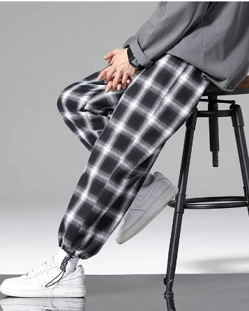 Lucas Plaid Jogger Pants - Y2K Grunge 90S Fashion, Retro Summer Outfits, Hip Hop Style Lucas Plaid Jogger Pants - Y2K Grunge 90S Fashion, Retro Summer Outfits, Hip Hop Style