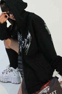 Lucia Butterfly Hoodie - Y2K Summer Grunge, 90S Retro, Pastel Goth, Y2K Club & Party Outfits