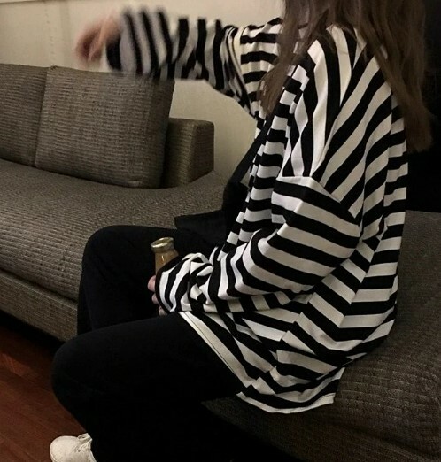 Lucia Striped Long Sleeve T-Shirt - Y2K Summer, 90S Grunge, Retro, Pastel Goth, Y2K Club Lucia Striped Long Sleeve T-Shirt - Y2K Summer, 90S Grunge, Retro, Pastel Goth, Y2K Club