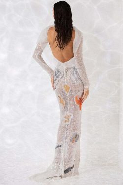 Luciana Maxi Dress - Y2K Summer Grunge Outfit, 90S Fashion, Retro Style, Pastel Goth Vibes