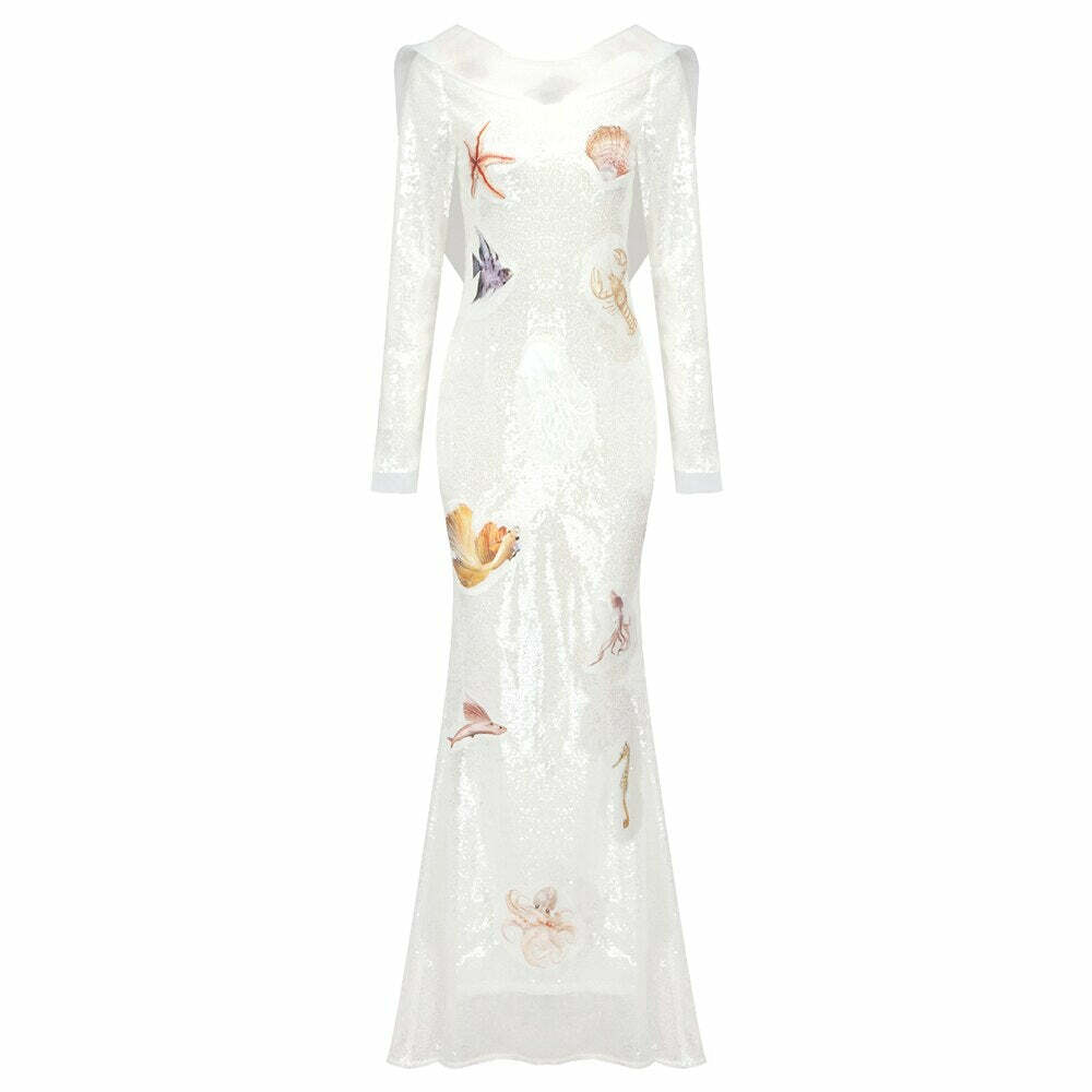 Luciana Maxi Dress - Y2K Summer Grunge Outfit, 90S Fashion, Retro Style, Pastel Goth Vibes