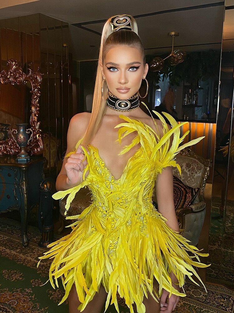 Lukerya Mini Dress - Y2K Summer Outfit, 90S Grunge Fashion, Retro Style, Y2K Party Look