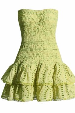 Luna Mini Dress - Y2K Summer Grunge Outfit, 90S Fashion, Retro Style, Pastel Goth, Y2K Party