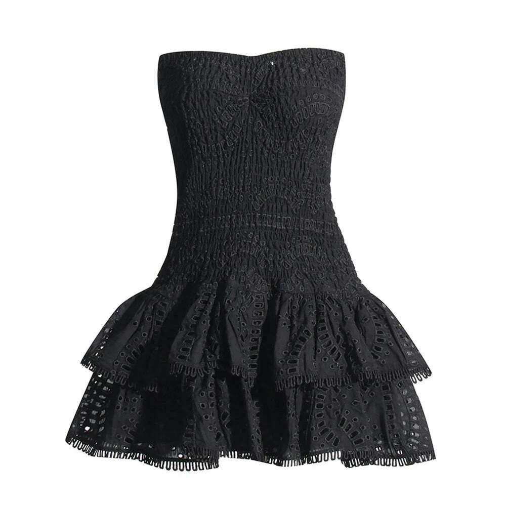 Luna Mini Dress - Y2K Summer Grunge Outfit, 90S Fashion, Retro Style, Pastel Goth, Y2K Party