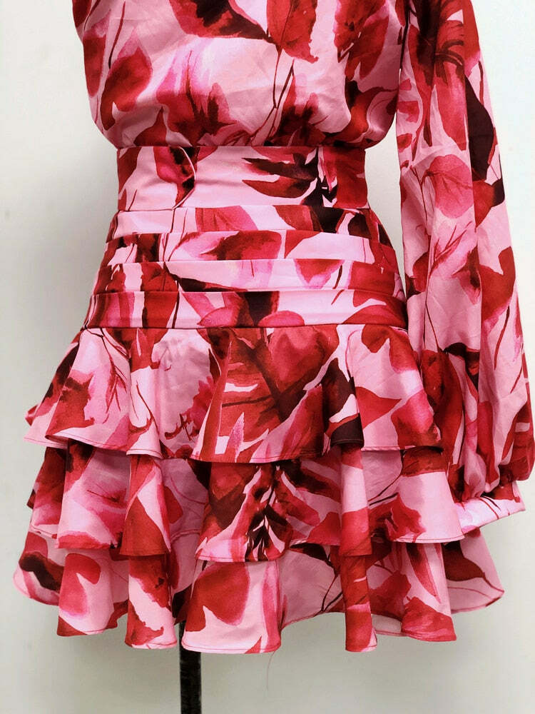 Luna Ruffle Dress - Y2K Summer Outfit, 90S Fashion, Grunge, Retro Style, Pastel Goth, Y