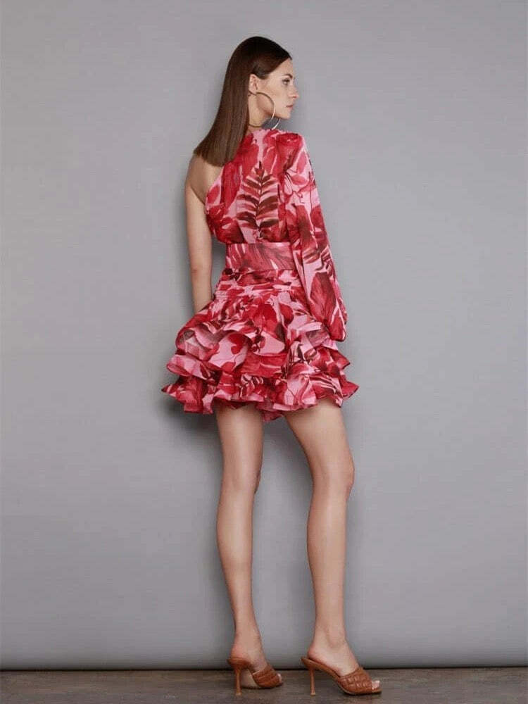 Luna Ruffle Dress - Y2K Summer Outfit, 90S Fashion, Grunge, Retro Style, Pastel Goth, Y